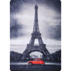 Κουβέρτα 3D Eiffel Καναπέ Γκρι