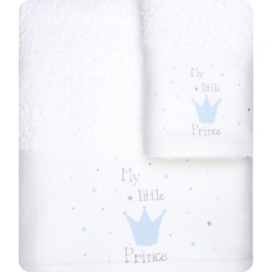 Πετσέτες Σετ 2ΤΜΧ My Little Prince Λευκό Πετσέτες Σετ 2ΤΜΧ My Little Prince Λευκό