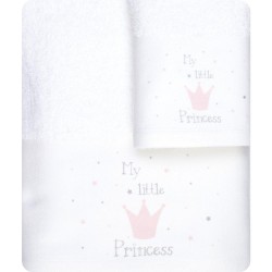 Πετσέτες Σετ 2ΤΜΧ My Little Princess Λευκό