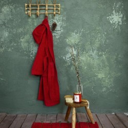 Μπουρνούζι με κουκούλα Zen - Small - Red