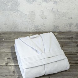 Μπουρνούζι με κουκούλα Zen - Medium - White