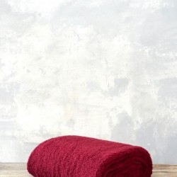 Κουβέρτα Μονή 150x220 - Manta Wine Red