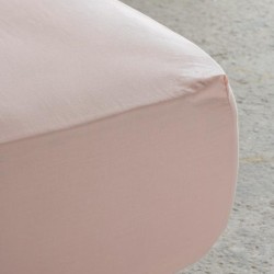 Σεντόνι Υπέρδιπλο με Λάστιχο Unicolors - Dusty Pink