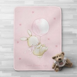 Κουβέρτα Κούνιας Sweet Dreams Baby Ροζ  100 x 140 cm