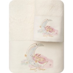 Πετσέτες Σετ 2ΤΜΧ Unicorn Εκρού  70 x 120 / 30 x 50 cm