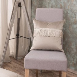 Μαξιλαροθήκη Velvet 07 Με Κρόσι - 30x50cm