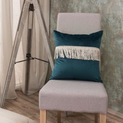 Μαξιλαροθήκη Velvet 13 Με Κρόσι - 30x50cm