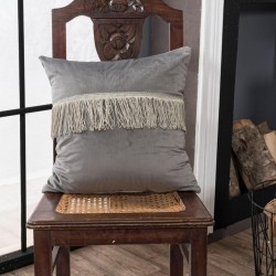Μαξιλαροθήκη Velvet 11 Με Κρόσι - 30x50cm