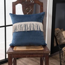 Μαξιλαροθήκη Velvet 04 Με Κρόσι - 30x50cm