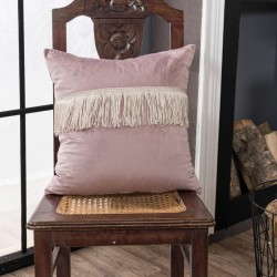 Μαξιλαροθήκη Velvet 12 Με Κρόσι - 30x50cm