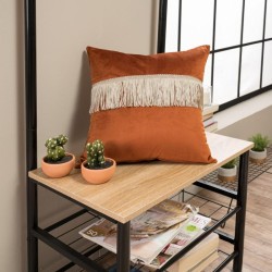 Μαξιλαροθήκη Velvet 05 Με Κρόσι - 30x50cm