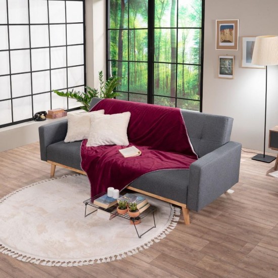Ριχτάρι-Κουβέρτα Καναπέ Velour 10 - 130x160cm