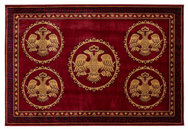 ΧΑΛΙ ΕΚΚΛΗΣΙΑΣΤΙΚΟ ATHOS 2128B BURGUNDY - 300X200  NewPlan