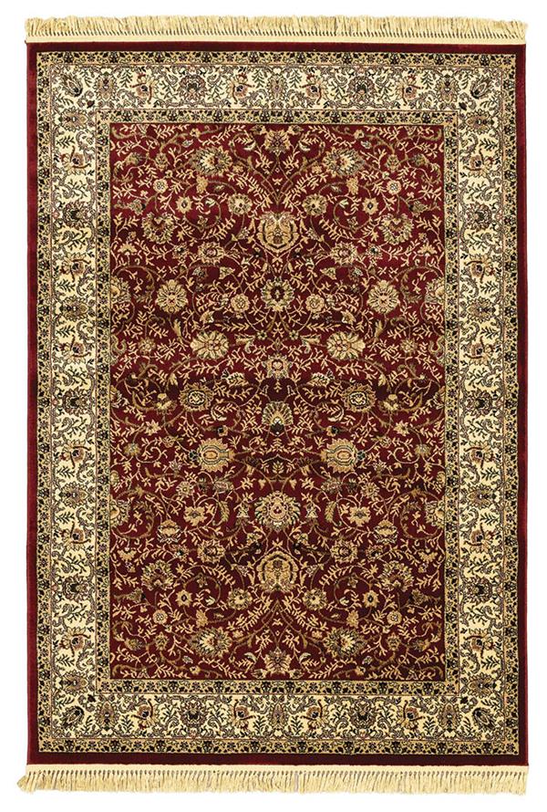 ΧΑΛΙ PERSIA 1533 BURGUNDY ΜΕ ΚΡΟΣΣΙ - 080X150  NewPlan