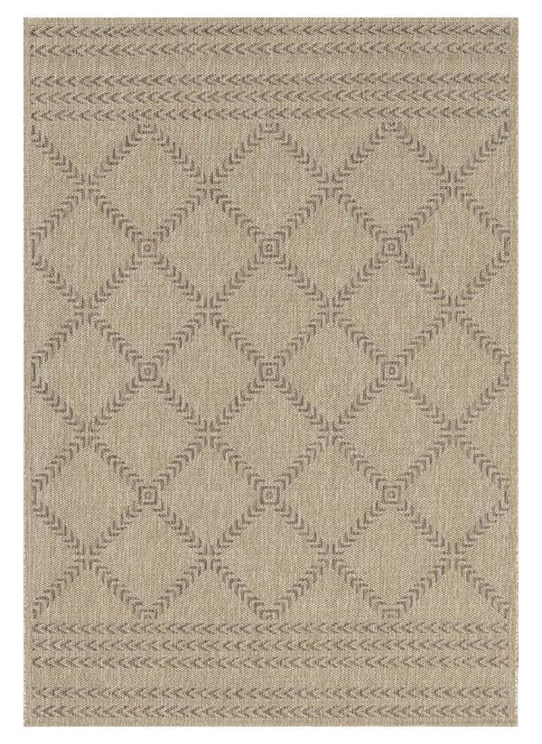 ΧΑΛΙ ETHNIK  2012C BROWN/CARAMEL BEIGE - 070X140  NewPlan